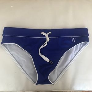 Dan Ward Swimwear - Contrast Brief - Blue